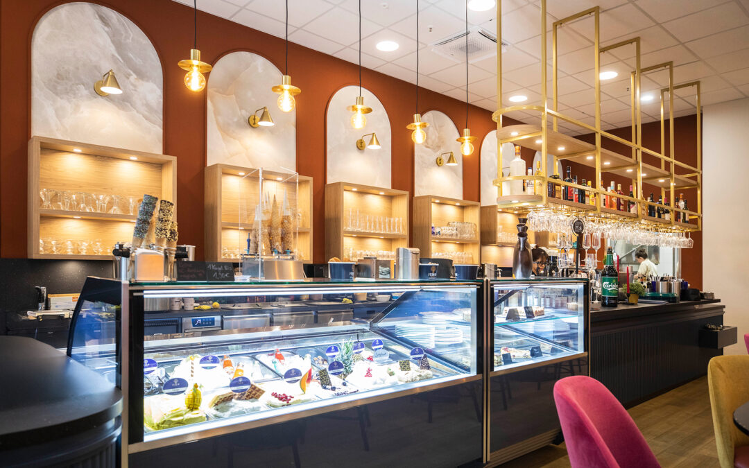 Ferioli Gelato – Eiscafé, Buffetrestaurant, Bar