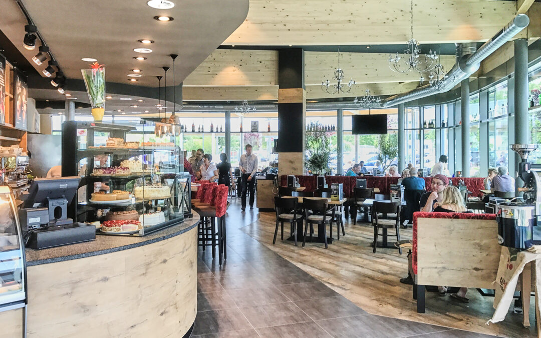 Seecafé Italiano – Mediterranes Café Restaurant – Freestander